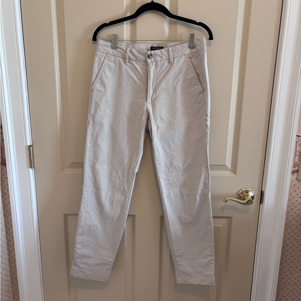 Dockers weekend chino slim ankle Sahara Khaki 27 - Picture 4 of 5